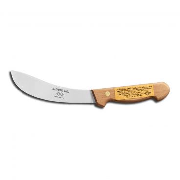 Dexter Russell 012G-6 6" Traditional Beef-Skinning Knife w/ High Carbon Steel Blade And Beechwood Handle
