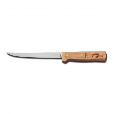 Dexter Russell 22345-6N 6" Traditional Boning Knife w/ High Carbon Steel Blade And Beechwood Handle