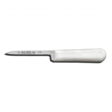Dexter Russell S128 3" Sani-Safe Poultry Sticker w/ High Carbon Steel Blade And White Handle