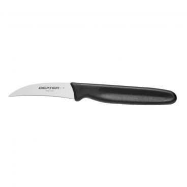 Dexter S102B 15153 2.5 Inch Basics High Carbon Steel Tourne Knife With Black Handle