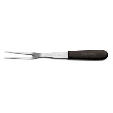 Dexter S205B-PCP 14443B Sani-Safe Collection 13" Long 8" Stainless Steel Blade Cook's Fork With Black Textured Polypropylene Handle In Perfect Cutlery Packaging