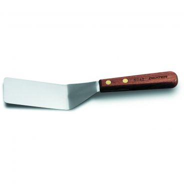 Dexter S242 1/2PCP 19720 Traditional Collection Offset 4" x 2 1/2" Stainless Steel Blade Turner With Rosewood Handle In Perfect Cutlery Packaging