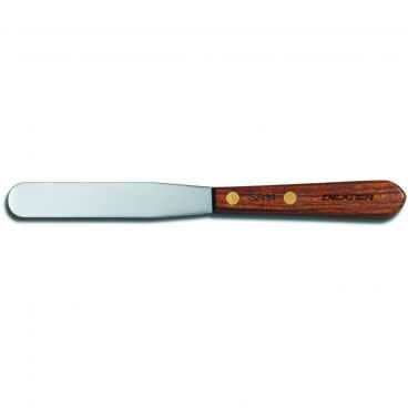 Dexter S2494 17120 Traditional Collection 4" Long Stainless Steel Blade Baker's Spatula With Rosewood Handle