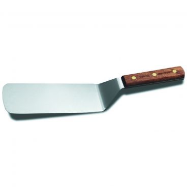 Dexter S8698 16170 Traditional Collection Offset 8" x 3" Stainless Steel Blade Grill Turner With Rosewood Handle