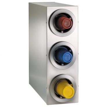 Dispense Rite CTC-R-3SS 8-44 oz 3-Cup Beverage Countertop Dispenser