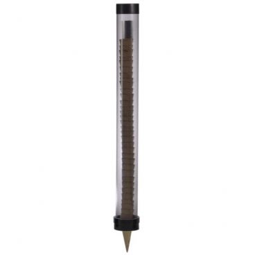 Dispense-Rite GFCD-1 Surface Mounted 3-1/2” Diameter Gravity Fed Ice Cream Cone Dispenser