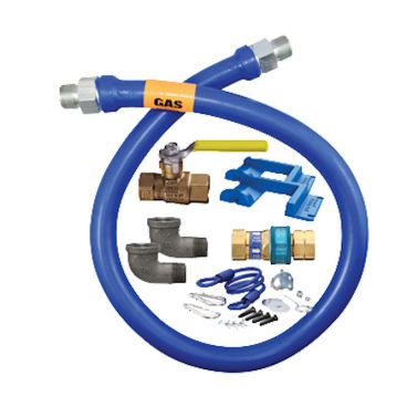 Dormont 1650KIT36PS Deluxe SnapFast 36" Gas Connector Kit with Safety-Set - 1/2" Diameter