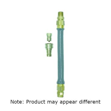 Dormont W25BP2Q48 48" Long 1/4" Diameter Hi-PSI Water Connector With 2-Way Quick Disconnect Coupling And Gray Antimicrobial PVC
