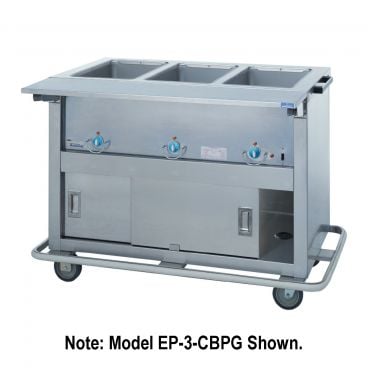 Duke EP-3-CBSS_208/60/1 Thurmaduke Stainless Steel Portable Electric Steamtable w/ Three Sealed Heat Wells, 2,250 Watts
