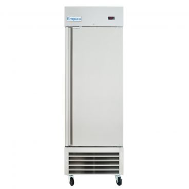 Empura E-KB27F 26.8" One-Section Stainless Steel Reach-In Freezer with 1 Full-Height Solid Door - 17.8 Cu Ft, 115 Volts