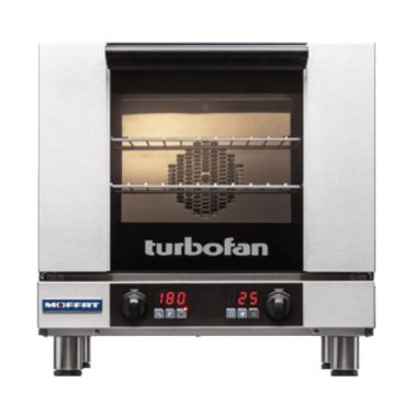 Moffat E23D3 24" Turbofan Half-Size Digital/Electric Countertop Convection Oven With Porcelain Oven Chamber, 230-240V