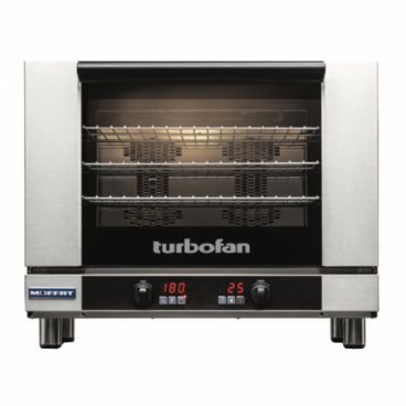 Moffat E28D4 31-7/8" Turbofan Full-Size Digital/Electric Countertop Convection Oven With Porcelain Oven Chamber, 208V or 220-240V
