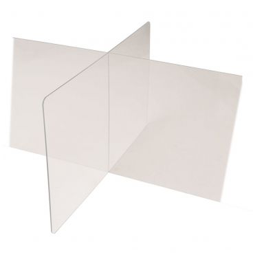 Eagle Group BGTD-3048 Divider Shield for Square or Round Tables, 4-way, 48" W x 48" L x 30" H, 7/32"