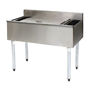 Eagle Group B3CT-12D-18-7 Stainless Steel 36" Underbar Cocktail / Ice Bin