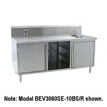Eagle Group BEV3060SEM-10BS/R Spec-Master Stainless Steel Beverage Table w/ Right Sink