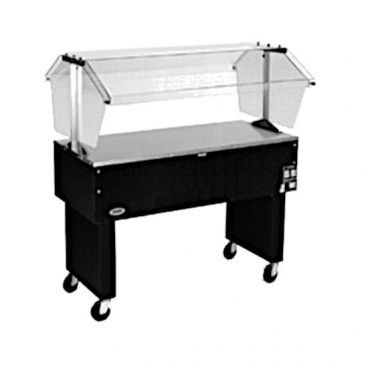 Eagle Group BPST-4 Deluxe Service Mate Open Base Solid Top Portable Buffet Hot Food Table