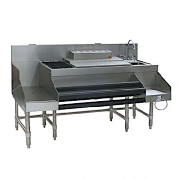 Eagle Group CCS-60-2 Spec-Bar 60" Wide Combination Ice Bin/Cocktail Station