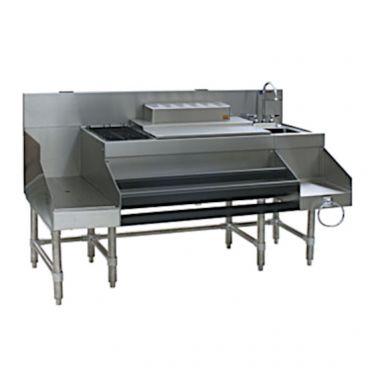 Eagle Group CCS-66-1 Spec-Bar 66" Wide Combination Ice Bin/Cocktail Station