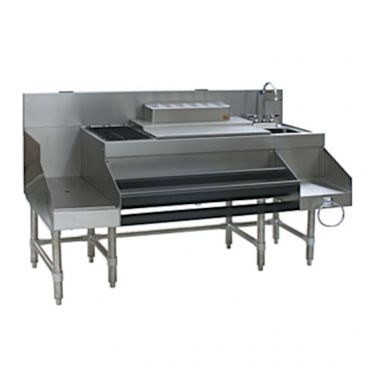 Eagle Group CCS-66-2 Spec-Bar 66" Wide Combination Ice Bin/Cocktail Station