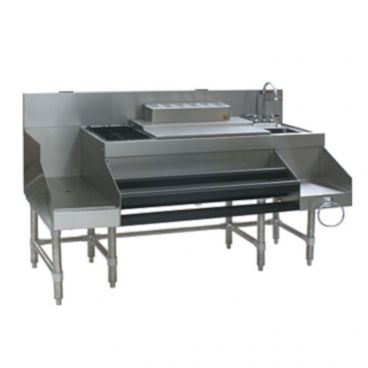 Eagle Group CCS-66-4 Spec-Bar 66" Wide Combination Ice Bin/Cocktail Station