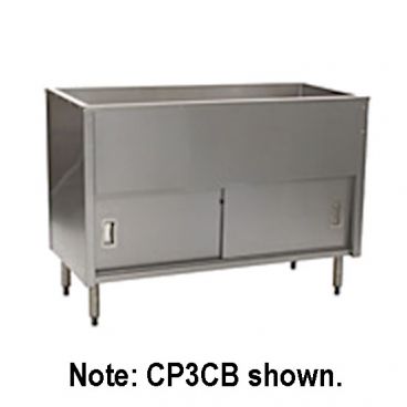 Eagle Group CP4CB Spec-Master 63-1/2" Stationary Cold Food Table w/ Sliding Doors