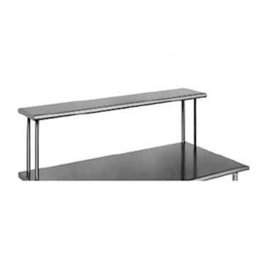 Eagle Group OS1248-16/4 48" Table Mount Single Deck 16/430 Stainless Steel Overshelf