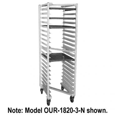 Eagle Group OUR-1830-2-N Panco 30-Pan Mobile Aluminum Z Type Nesting Rack