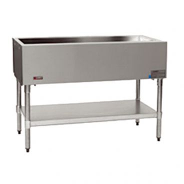 Eagle Group SCP-4 63-1/2" Cold Food Table w/ Stainless Steel Legs and Undershelf