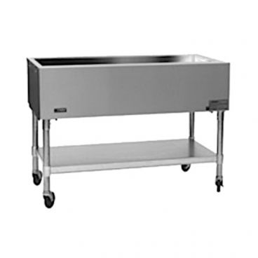 Eagle Group SPCP-4 66" Portable Cold Food Table w/ Stainless Steel Legs and Undershelf