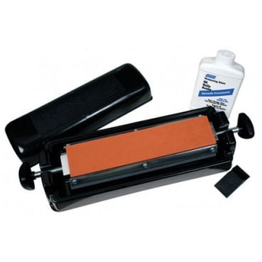 Dexter Russell 07946 12" Tri-Stone Sharpener with Lubricating Oil