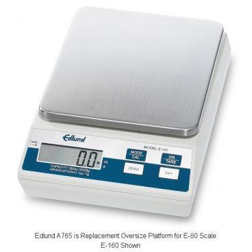 Edlund A765 Replacement Oversize Platform for E-80 Portion Scales