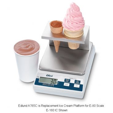Edlund A765C Replacement Ice Cream Platform for E-80 Portion Scales