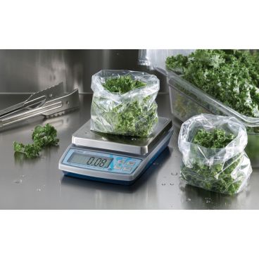 Edlund BRV-160 BRAVO 10 lb. Digital Portion Scale with ClearShield Protective Cover