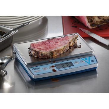 Edlund BRV-480 BRAVO 30 lb. Digital Portion Scale with ClearShield Protective Cover