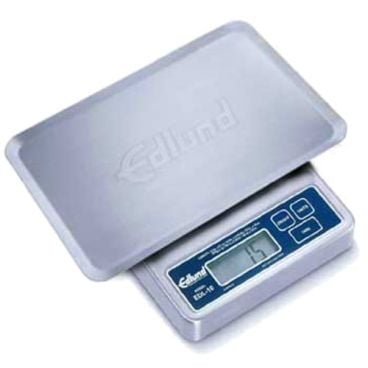 Edlund EDL-10 OP Rechargeable 10 lb. Digital Portion Control Scale with Oversized 7" x 8 3/4" Platform