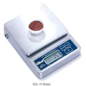 Edlund EDL-5 Heavy Duty 5000 g x 1 g Stainless Steel Digital Scale with Rechargable Battery Pack
