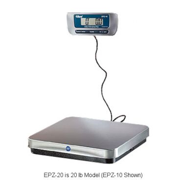 Edlund EPZ-20 20 lb. Digital Stainless Steel Pizza Scale