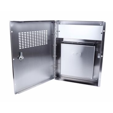 Edlund KLC994 Stainless Steeel Locking Knife Cabinet With Integrated KR-699 Knife Rack