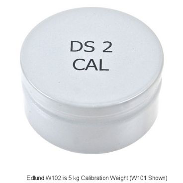 Edlund W102 Calibration Weight for DS-10 Scales - 5 kg