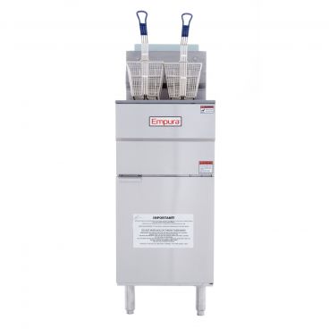 Empura EGF-45/55_LP Liquid Propane Commercial Gas Fryer with 50 lb Capacity