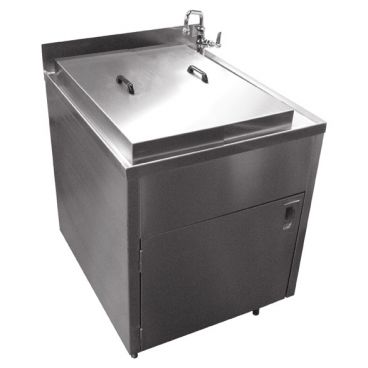 Elkay RTC-16-SL-CS Stainless Steel Single Tank Foodservice Rethermalizer with Casters - 208V