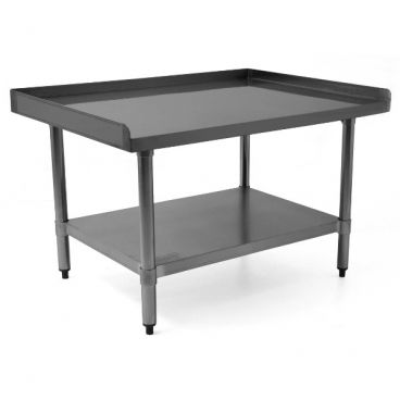 Eagle BPT-2424EG 24" x 24" 18/430 Stainless Steel Equipment Stand With 1 1/2" Upturns And Galvanized Undershelf