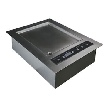 Equipex DGIC3000 Gazelle 17-1/3” Wide Electric Drop-In Induction Griddle With Multi-Layer Single Zone Surface - 208/240V, 3.0kW