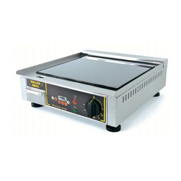 Equipex PVG-400 Thermostatic 15-3/8” Wide Electric Vitroceramic Infrared Griddle - 120V, 1.75kW