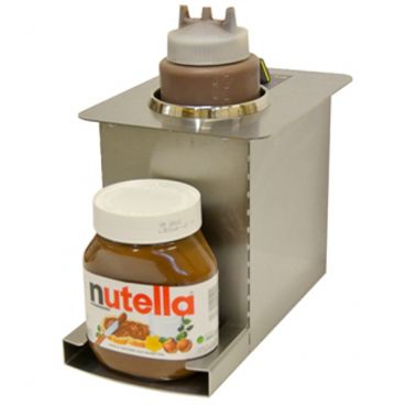 Equipex WI-1DI Drop-In Single-Unit Decorative Warm It Toppings Warmer / Dispenser With 1 Squeeze Bottle, 120V 170 Watts
