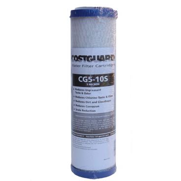 Everpure EV910817 CostGuard CG5-10S Drop-In Replacement Water Filter Cartridge For Scale, Sediment And Chlorine Taste And Odor Reduction With 5.0 Micron Rating And 1.67 GPM Flow Rate