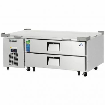 Everest Refrigeration ECB52-60D2 60 Inch One Section Two Drawer Side Mount Refrigerated Chef Base 115V