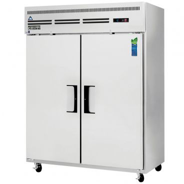 Everest Refrigeration ESWF2 59" Two Section Solid Door Upright Reach-In Freezer - 55 Cu. Ft.