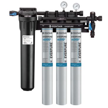 Everpure EV932523 INSURICE Triple PF-i4000-2 Ice Filtration System with Pre-Filter 0.5 Micron and 5 GPM