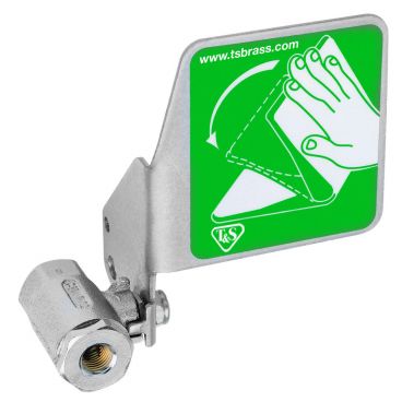 T&S Brass EW-SP225 Stainless Steel Push Paddle for T&S Eyewash Units